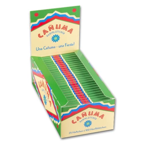 CANUMA by Rizla Hanfblättchen Zigarettenpapier 100 – Einzelpackung – Produktabbildung