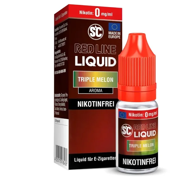 E-Liquid Nikotinsalz SC Red Line Triple Melon 0mg – Produktabbildung