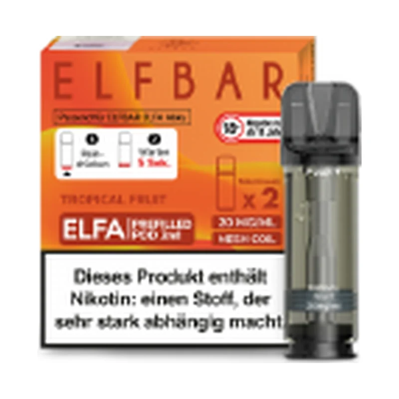 Elfbar - Elfa Pod Tropical Fruit 20mg/ml 2er – Produktabbildung