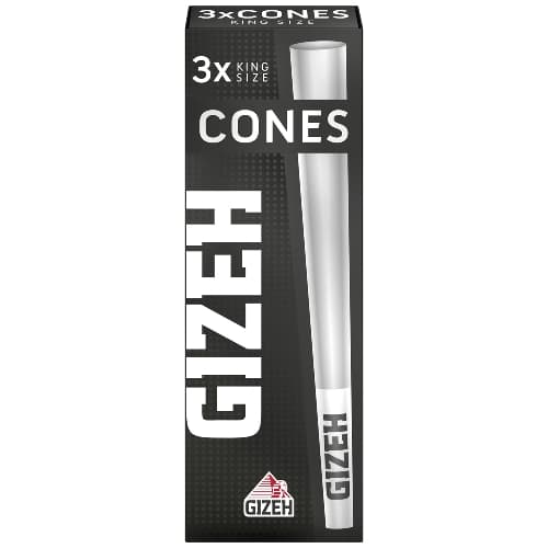 GIZEH Black Cones + Tips – Einzelpackung – Produktabbildung