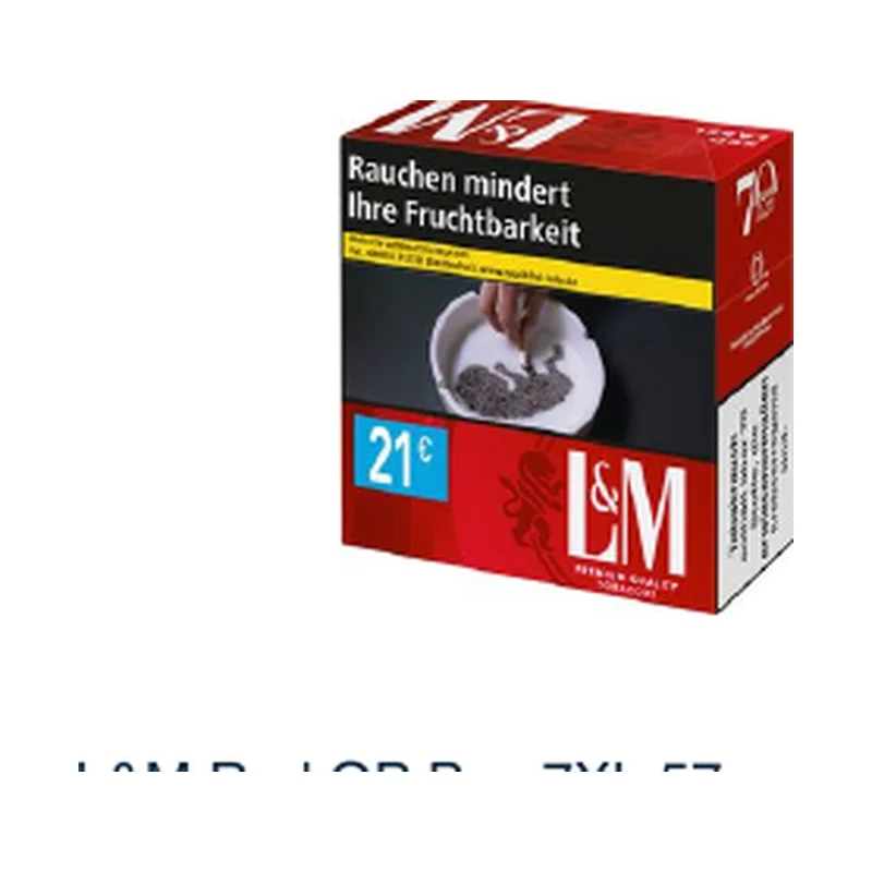 L&M Red OP Box 7XL 57er – Produktabbildung
