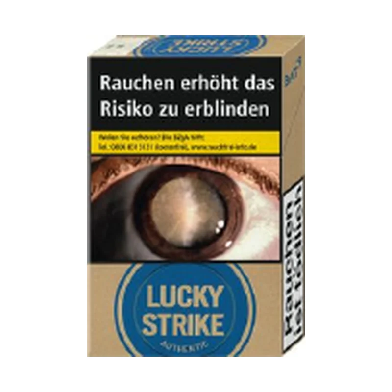 Lucky Strike Authentic Blue 20er – Produktabbildung