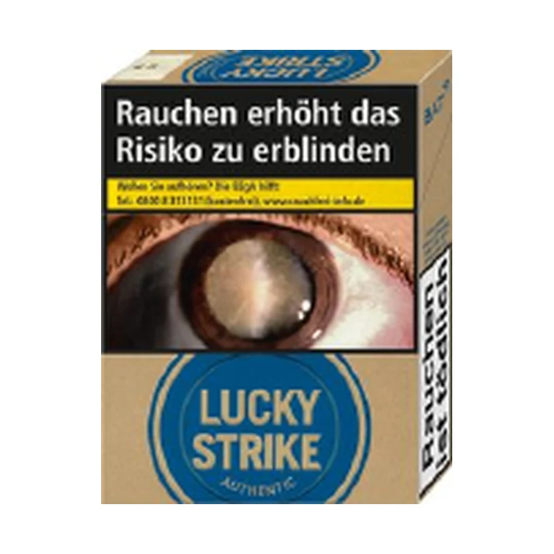 Lucky Strike Authentic Blue 22er – Produktabbildung