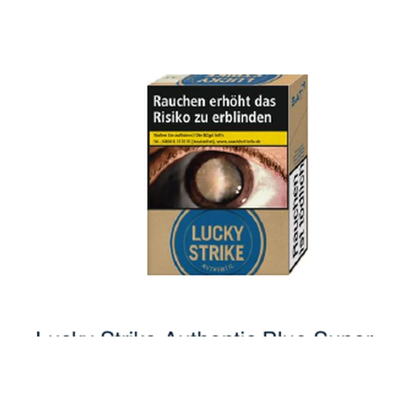 Lucky Strike Authentic Blue Super 28er – Produktabbildung