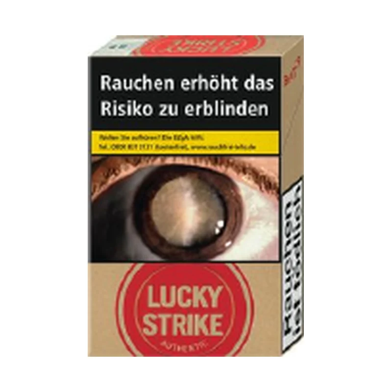Lucky Strike Authentic Red 20er – Produktabbildung