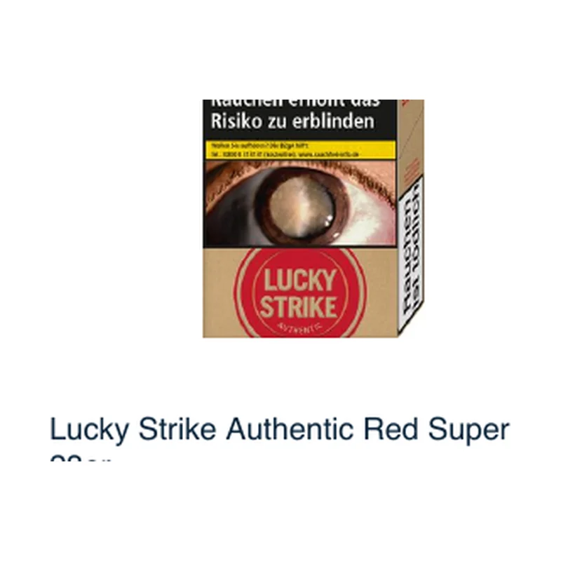 Lucky Strike Authentic Red Super 28er – Produktabbildung