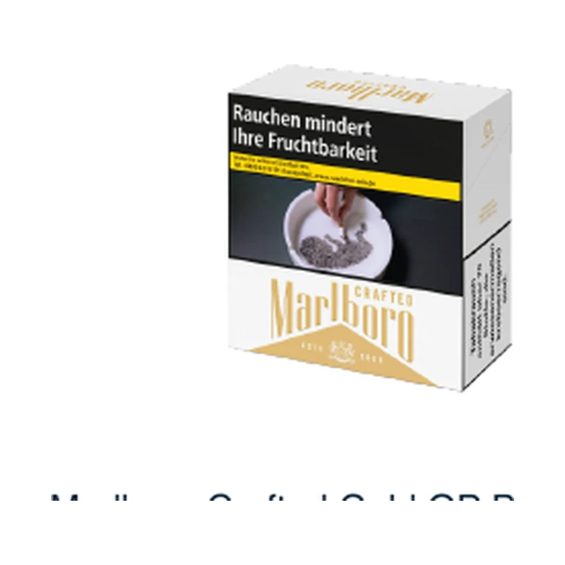 Marlboro Crafted Gold OP Box 7XL 58er – Produktabbildung