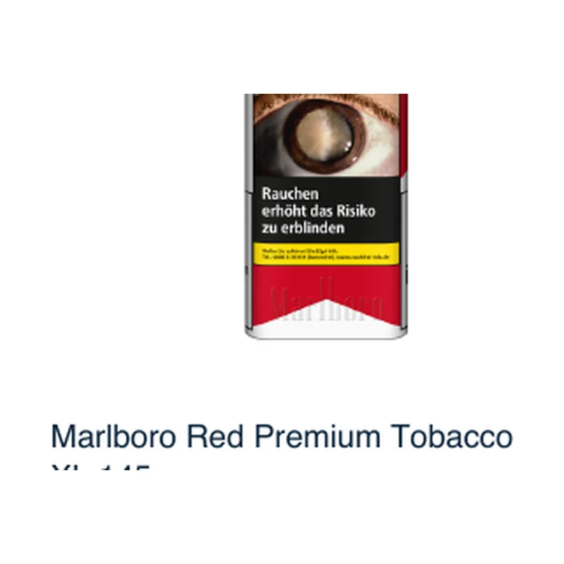 Marlboro Red Premium Tobacco XL 145g – Produktabbildung