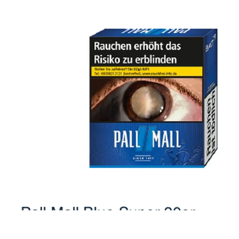 Pall Mall Blue Super 30er – Produktabbildung
