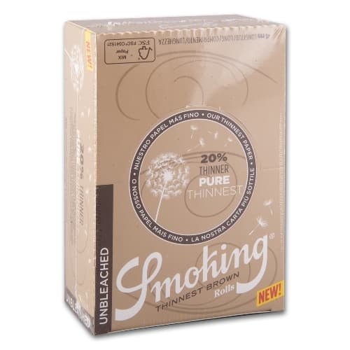 SMOKING Thinnest Brown Roll – Einzelpackung – Produktabbildung