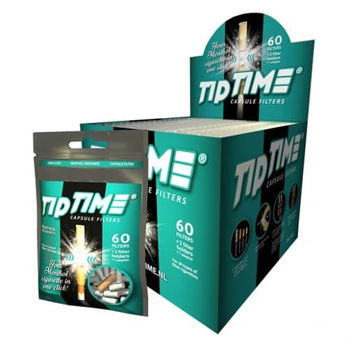 TIP TIME Menthol Kapsel-Filter – Einzelpackung – Produktabbildung