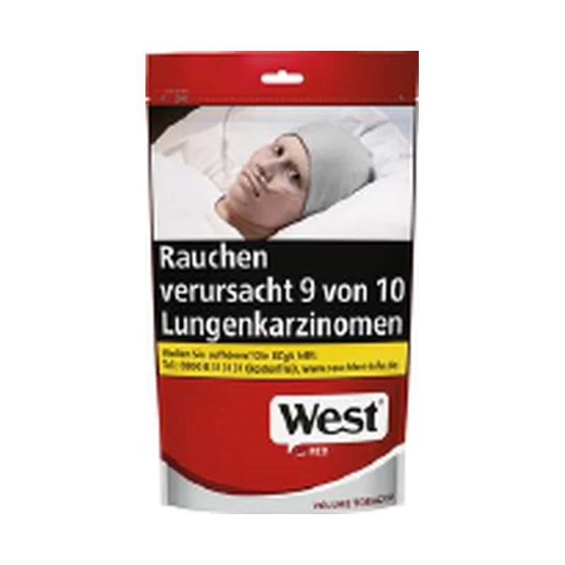 West Red Vol. Tobacco 95g – Produktabbildung
