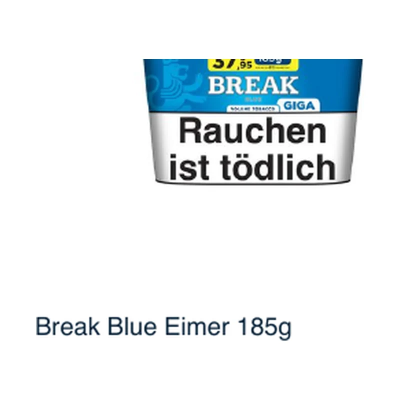 Break Blue Eimer 185g – Produktabbildung