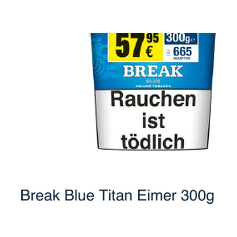 Break Blue Titan Eimer 300g – Produktabbildung