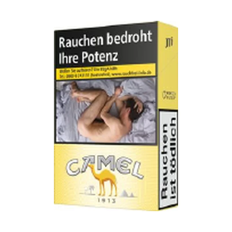Camel Yellow L 20er – Produktabbildung