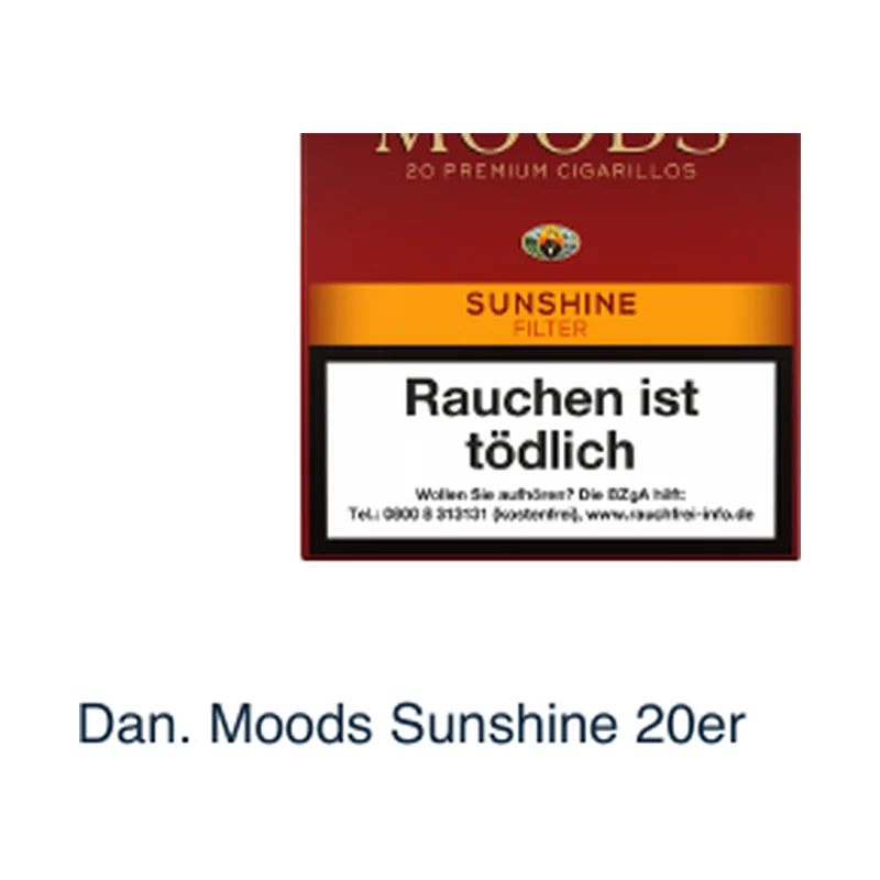 Dan. Moods Sunshine 20er – Produktabbildung
