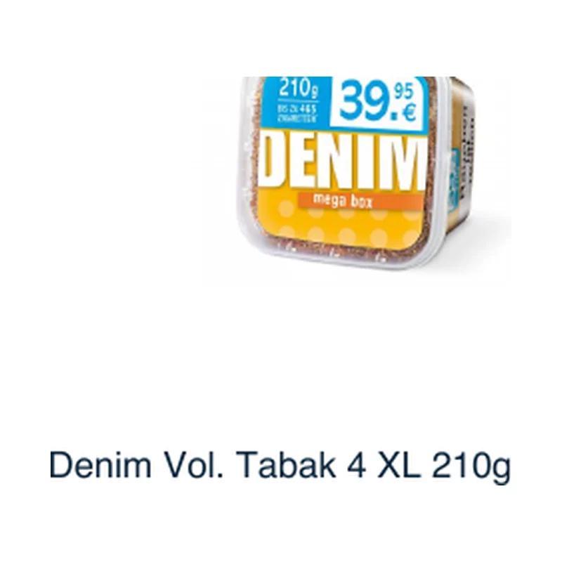 Denim Vol. Tabak 4 XL 210g – Produktabbildung