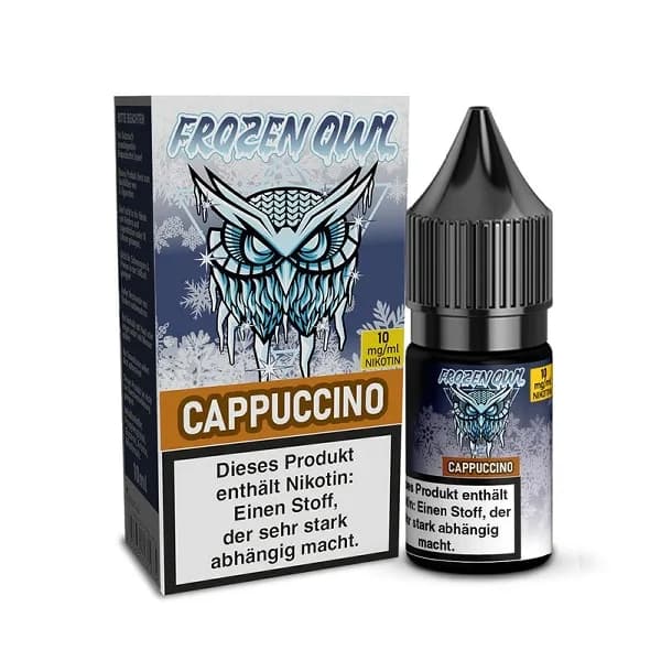 E-Liquid Nikotinsalz FROZEN OWL Cappuccino 10mg – Produktabbildung