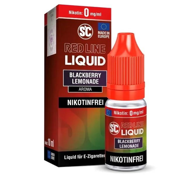 E-Liquid Nikotinsalz SC Red Line Blackberry Lemonade 0mg – Produktabbildung