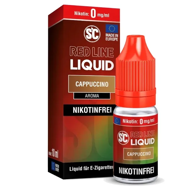 E-Liquid Nikotinsalz SC Red Line Cappuccino 0mg – Produktabbildung