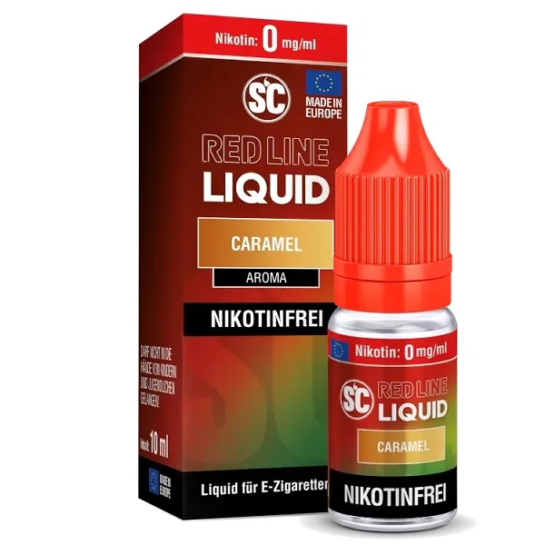 E-Liquid Nikotinsalz SC Red Line Caramel 0mg – Produktabbildung