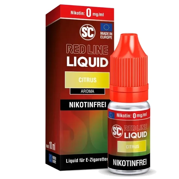 E-Liquid Nikotinsalz SC Red Line Citrus 0mg – Produktabbildung