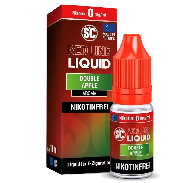 E-Liquid Nikotinsalz SC Red Line Double Apple 0mg – Produktabbildung