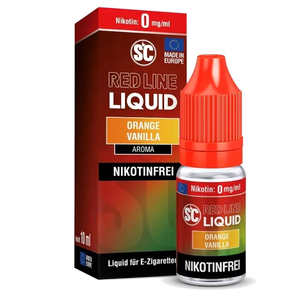 E-Liquid Nikotinsalz SC Red Line Orange Vanilla 0mg – Produktabbildung