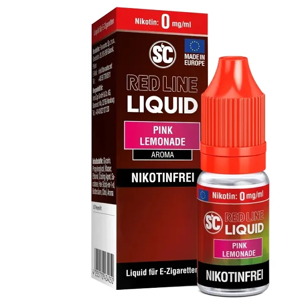 E-Liquid Nikotinsalz SC Red Line Pink Lemonade 0mg – Produktabbildung