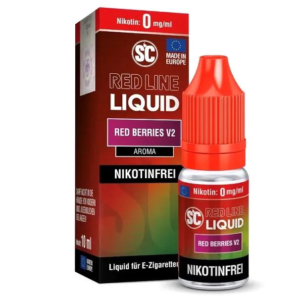 E-Liquid Nikotinsalz SC Red Line Red Berries V2 0mg – Produktabbildung