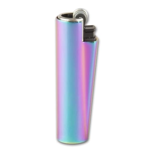 Einwegfeuerzeug Stein CLIPPER Metal Cover Icy 30 Stück – Einzelpackung – Produktabbildung