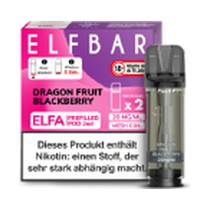 Elfbar - Elfa Pod Dragonfr. Blackberry 20mg/ml 2er – Produktabbildung