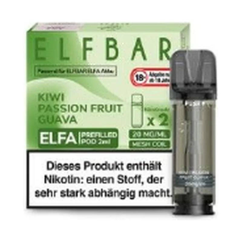 Elfbar - Elfa Pod Kiwi Pass.Fruit Guava 20mg/ml 2e – Produktabbildung
