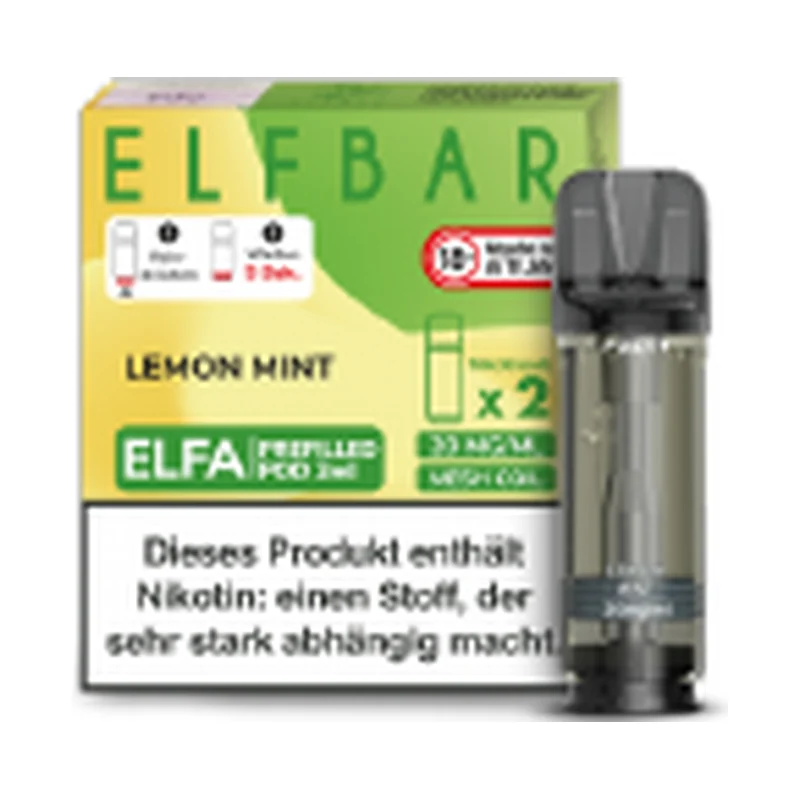 Elfbar - Elfa Pod Lemon Mint 20mg/ml 2er – Produktabbildung