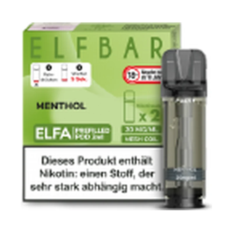 Elfbar - Elfa Pod Menthol 20mg/ml 2er – Produktabbildung