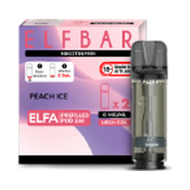 Elfbar - Elfa Pod Peach Ice 20 mg/ml 2er – Produktabbildung