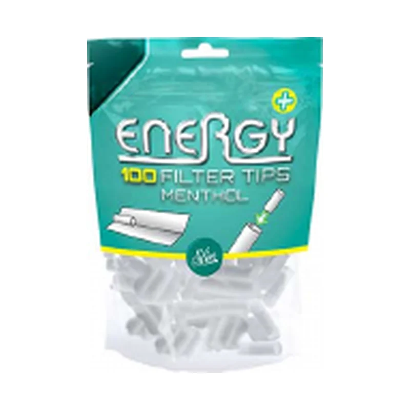 Energy Menthol Filter Tips 100er – Produktabbildung