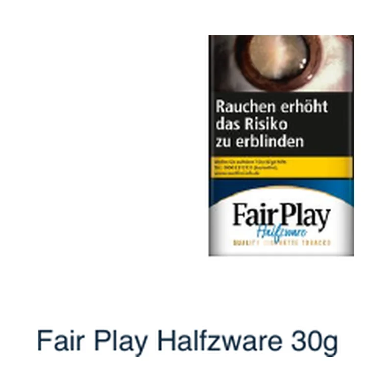 Fair Play Halfzware 30g – Produktabbildung