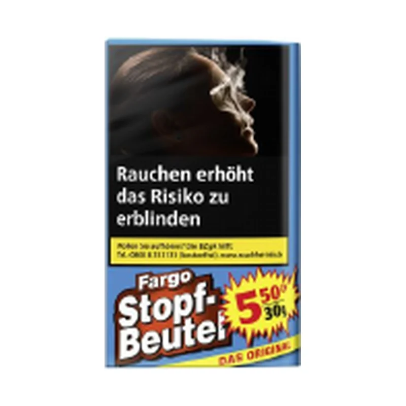 Fargo Stopf-Beutel Blau 30g – Produktabbildung