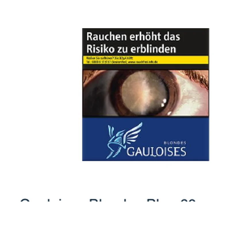 Gauloises Blondes Blau 60er – Produktabbildung