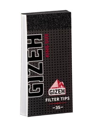 GIZEH Black Filter Tips regula – Einzelpackung – Produktabbildung