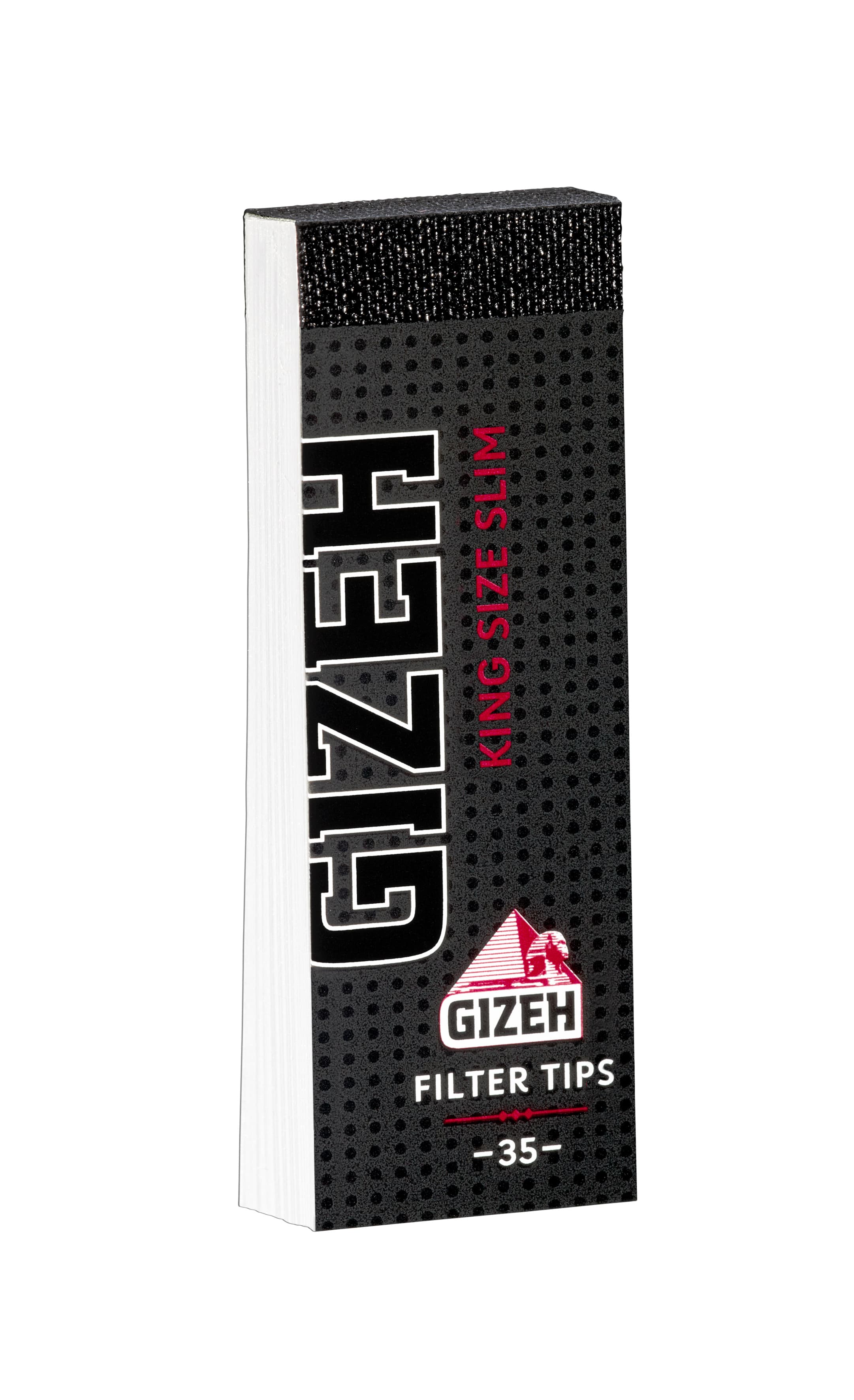GIZEH Black Filter Tips Slim 35 Blatt – Einzelpackung – Produktabbildung