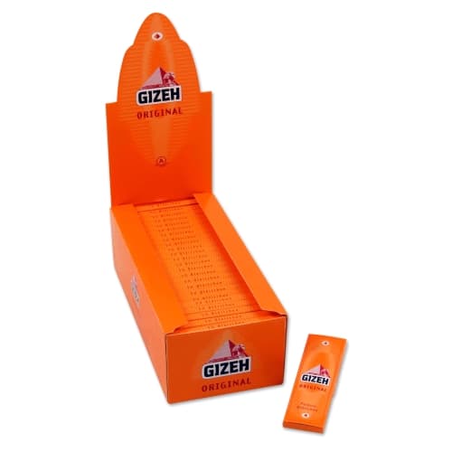 GIZEH gelb Zigarettenpapier 50 – Einzelpackung – Produktabbildung