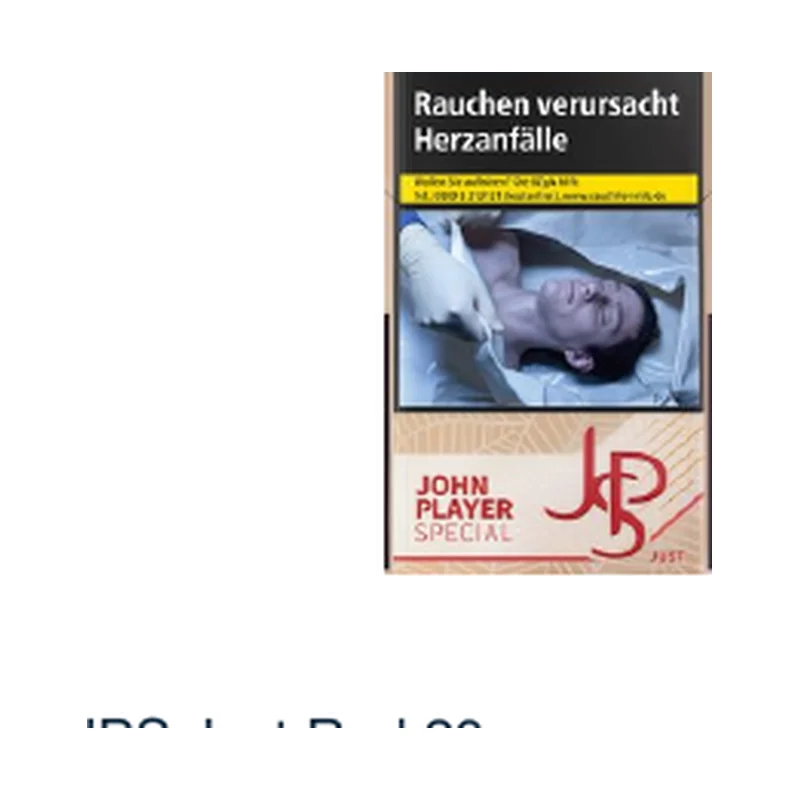 JPS Just Red 20er – Produktabbildung