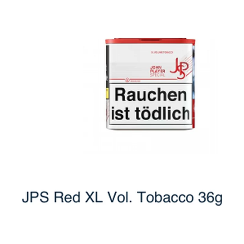 JPS Red XL Vol. Tobacco 36g – Produktabbildung