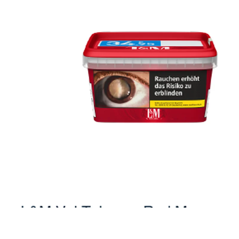 L&M Vol.Tobacco Red Mega 120g – Produktabbildung