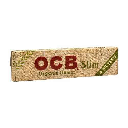 OCB Organic Hemp Slim +Tips – Einzelpackung – Produktabbildung