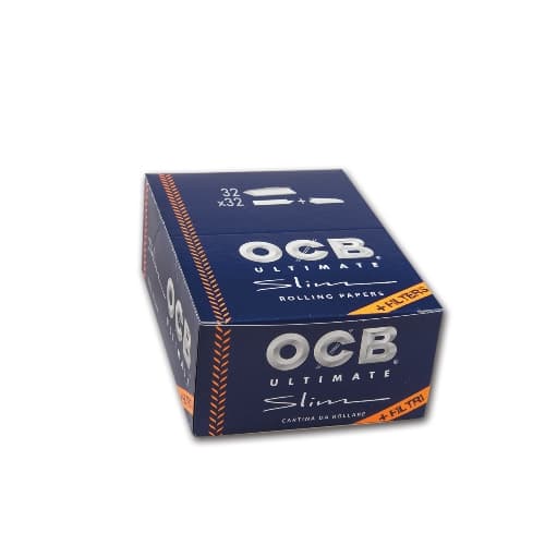 OCB Ultimate Slim (32) + Tips – Einzelpackung – Produktabbildung