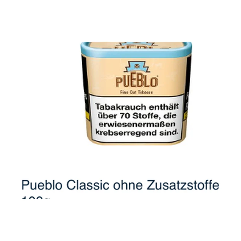 Pueblo Classic ohne Zusatzstoffe 100g – Produktabbildung