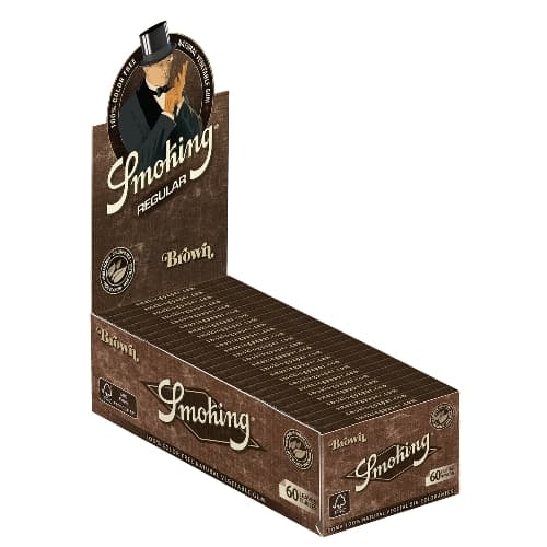 SMOKING Brown Regular – Einzelpackung – Produktabbildung